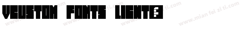 VCustom FontS Light字体转换